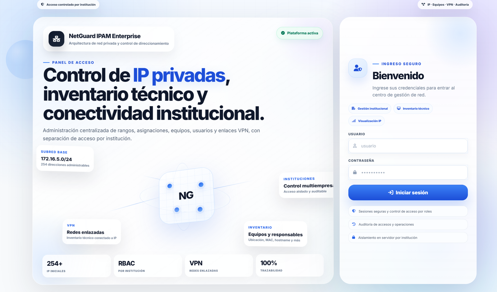 Vista del sistema 5